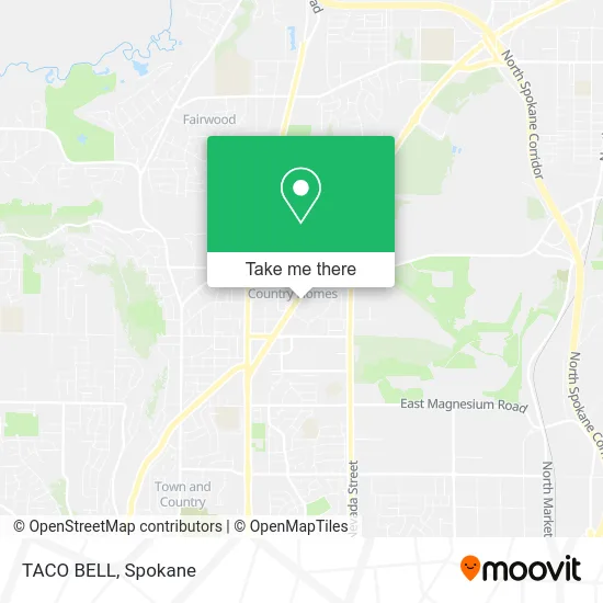 Mapa de TACO BELL