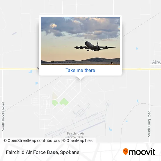 Mapa de Fairchild Air Force Base