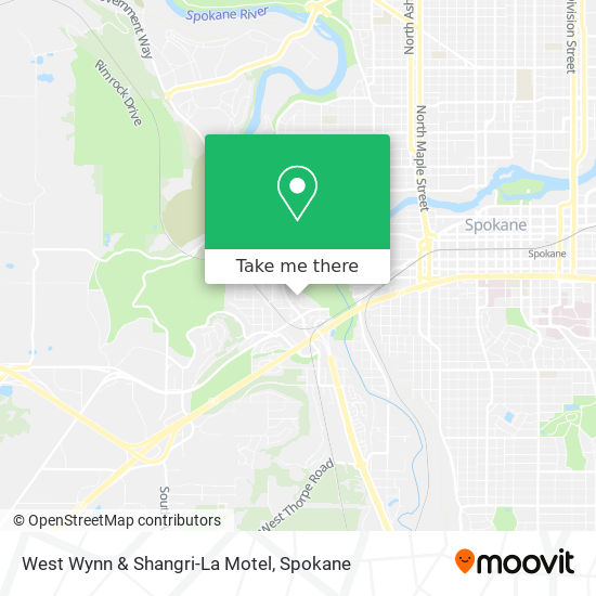 West Wynn & Shangri-La Motel map