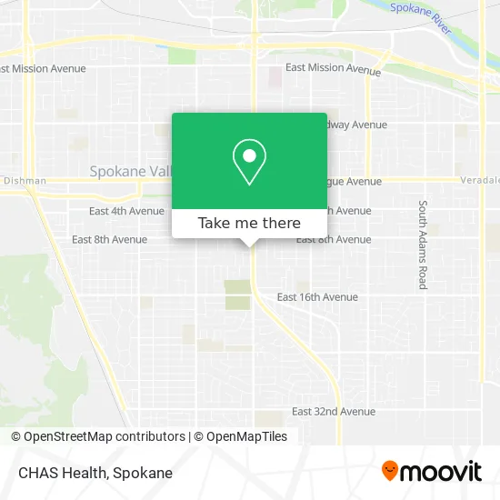 CHAS Health map