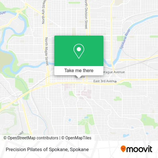 Mapa de Precision Pilates of Spokane