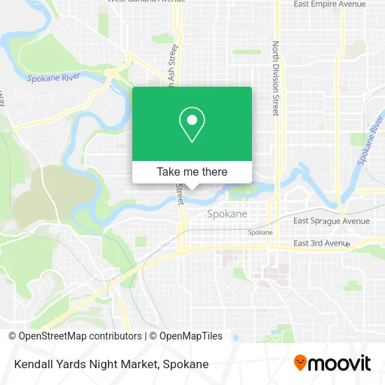 Kendall Yards Night Market map