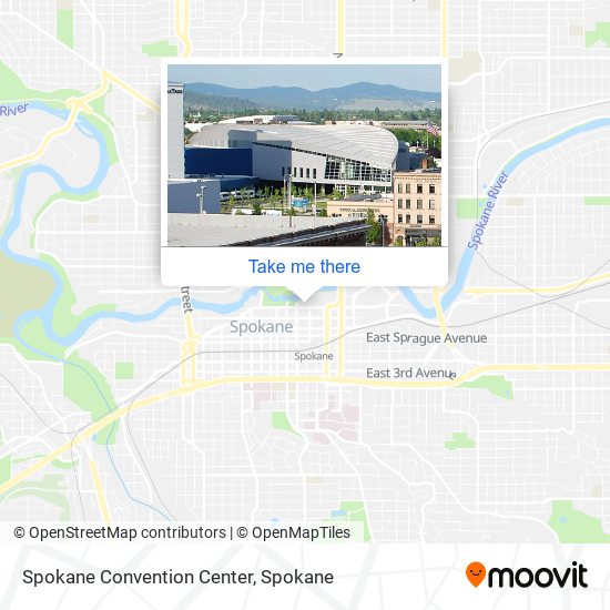 Mapa de Spokane Convention Center