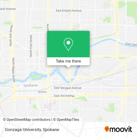 Gonzaga University map