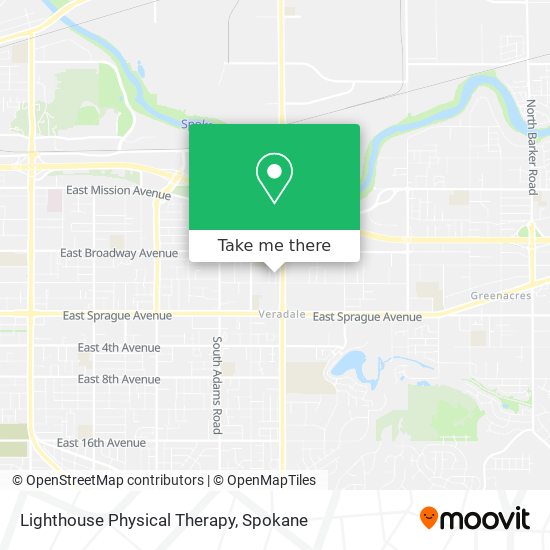Lighthouse Physical Therapy map
