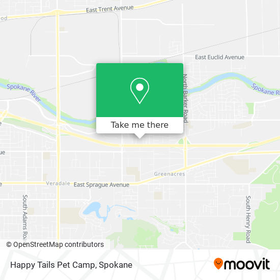 Happy Tails Pet Camp map