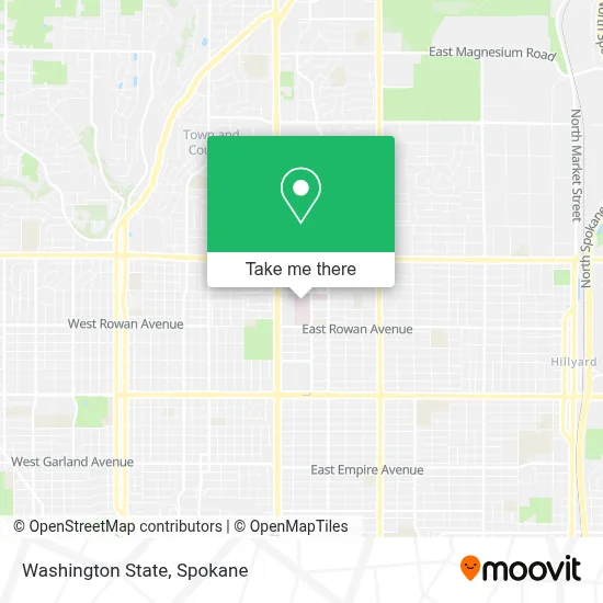 Washington State map