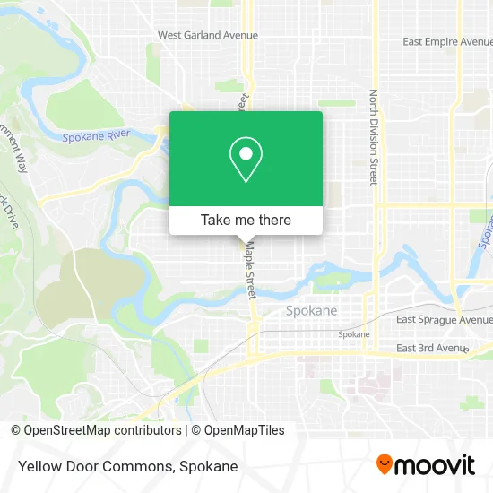 Yellow Door Commons map