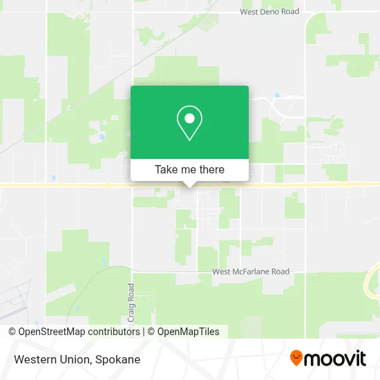 Western Union map
