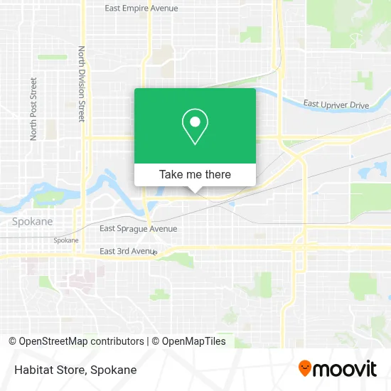 Habitat Store map