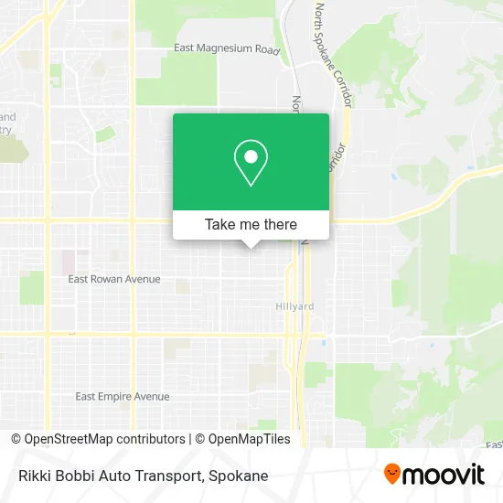 Rikki Bobbi Auto Transport map