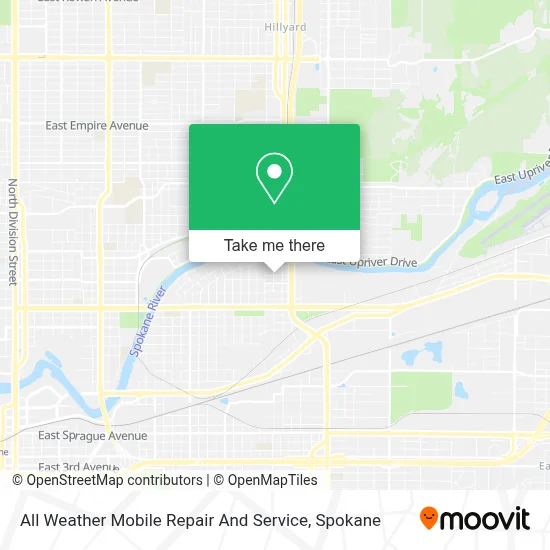 All Weather Mobile Repair And Service map