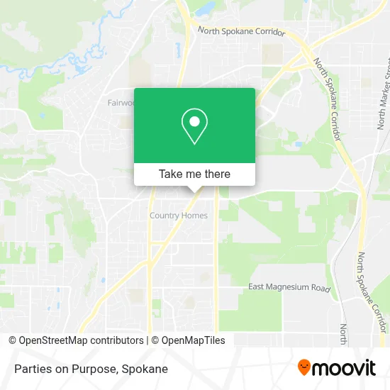 Parties on Purpose map
