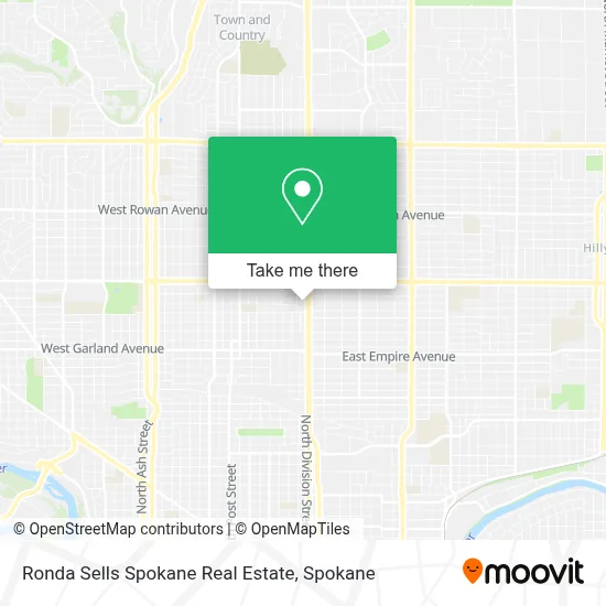 Ronda Sells Spokane Real Estate map