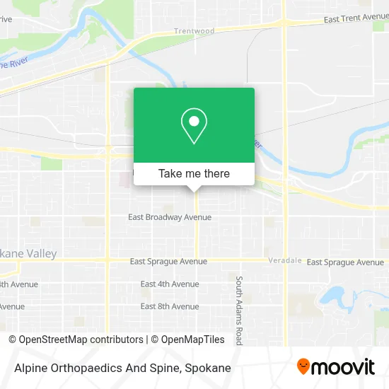 Alpine Orthopaedics And Spine map