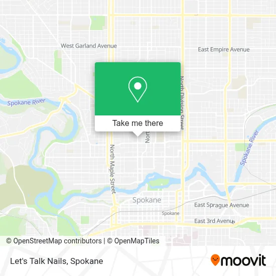 Let's Talk Nails map