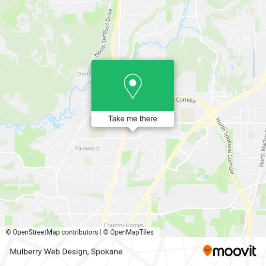 Mulberry Web Design map