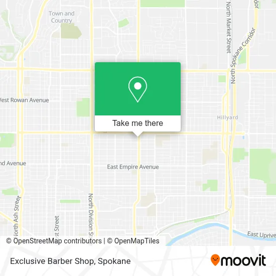 Exclusive Barber Shop map