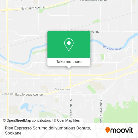 Rise Espresso Scrumdiddilyumptious Donuts map