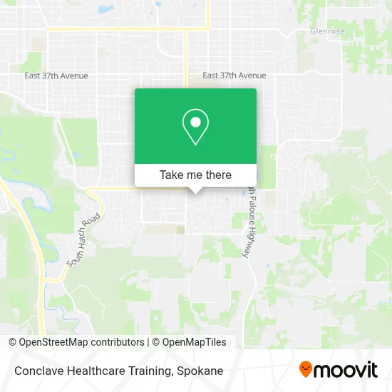 Conclave Healthcare Training map