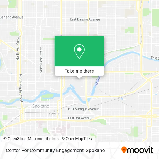 Center For Community Engagement map