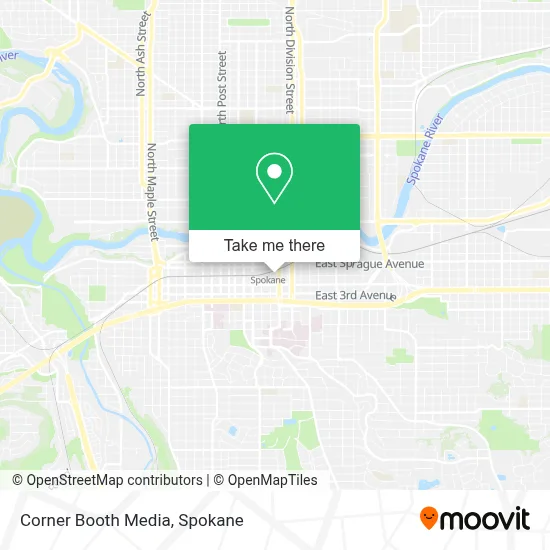 Corner Booth Media map