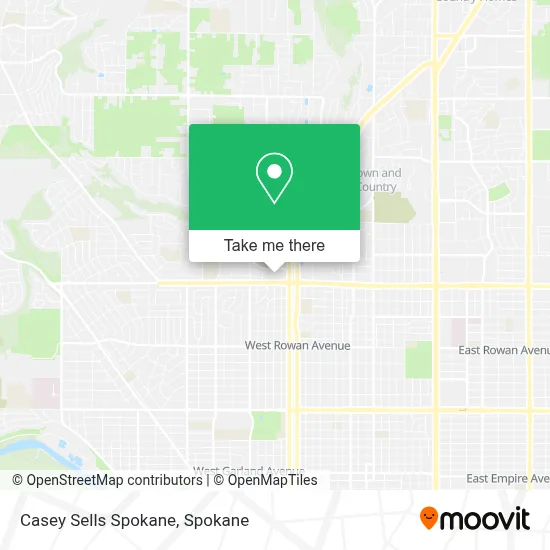 Casey Sells Spokane map