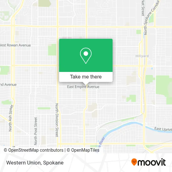 Western Union map