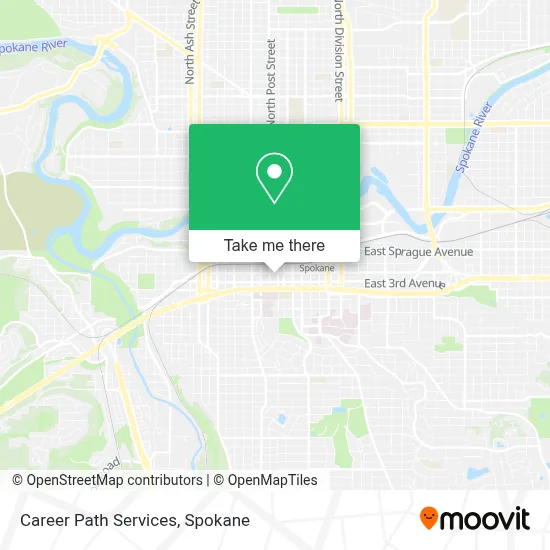 Career Path Services map