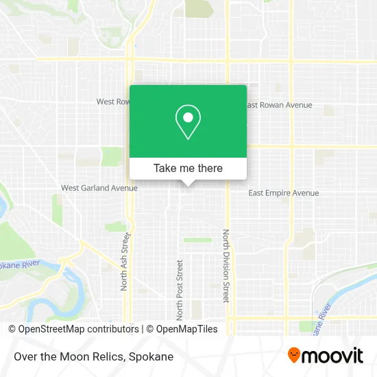 Over the Moon Relics map