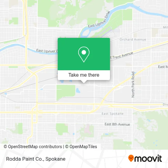 Rodda Paint Co. map