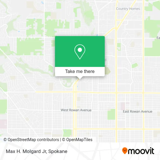 Max H. Molgard Jr map