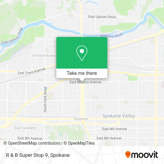 R & B Super Stop 9 map