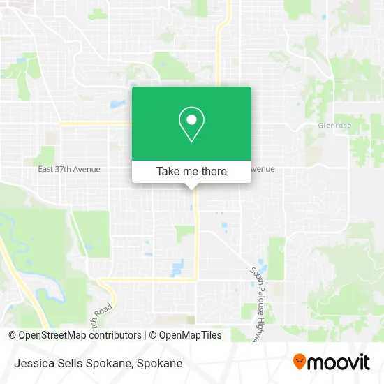 Jessica Sells Spokane map