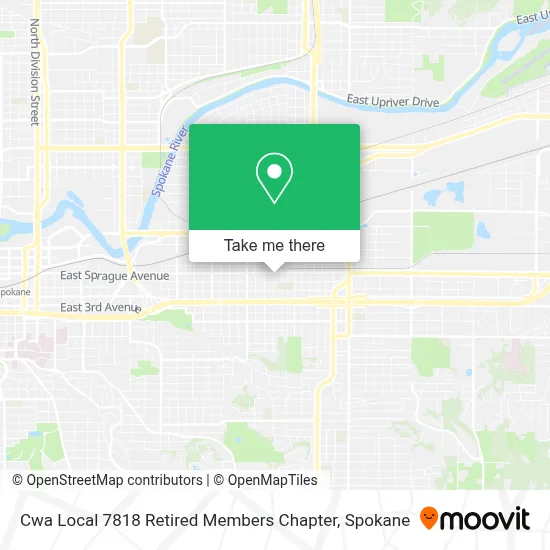 Cwa Local 7818 Retired Members Chapter map