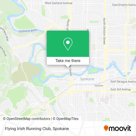 Flying Irish Running Club map