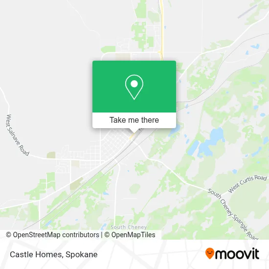 Castle Homes map