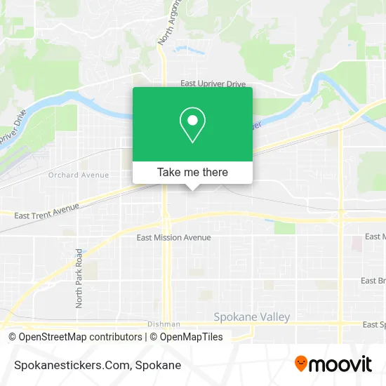 Spokanestickers.Com map