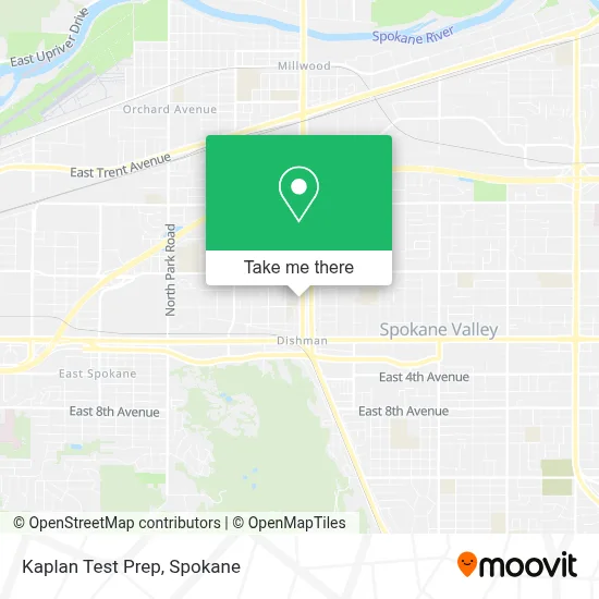 Kaplan Test Prep map