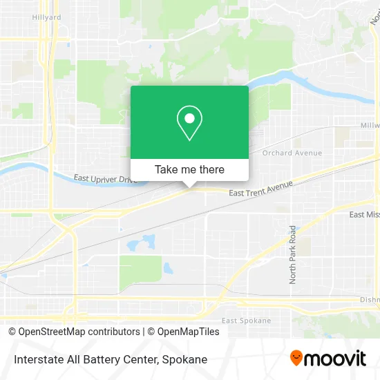 Interstate All Battery Center map