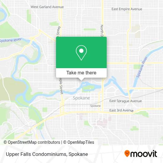 Upper Falls Condominiums map