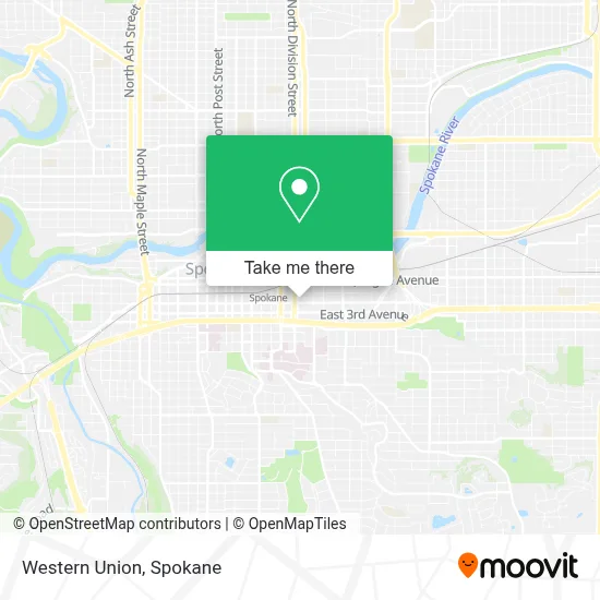 Western Union map