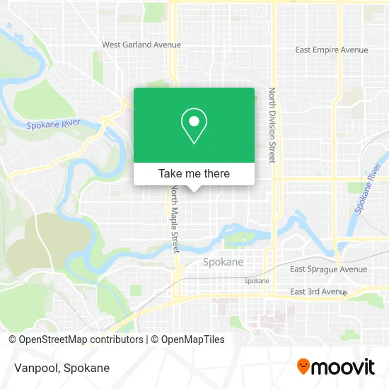 Vanpool map