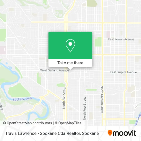 Travis Lawrence - Spokane Cda Realtor map