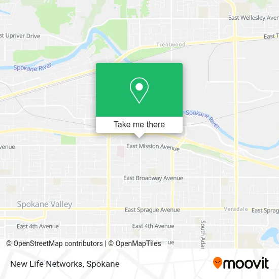 New Life Networks map