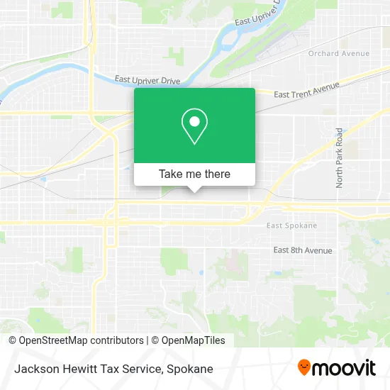 Jackson Hewitt Tax Service map