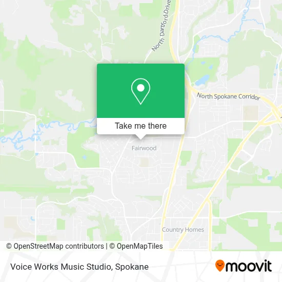 Voice Works Music Studio map