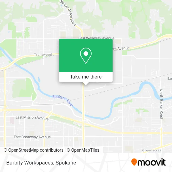 Burbity Workspaces map