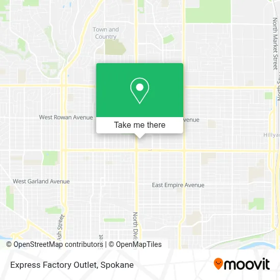 Express Factory Outlet map