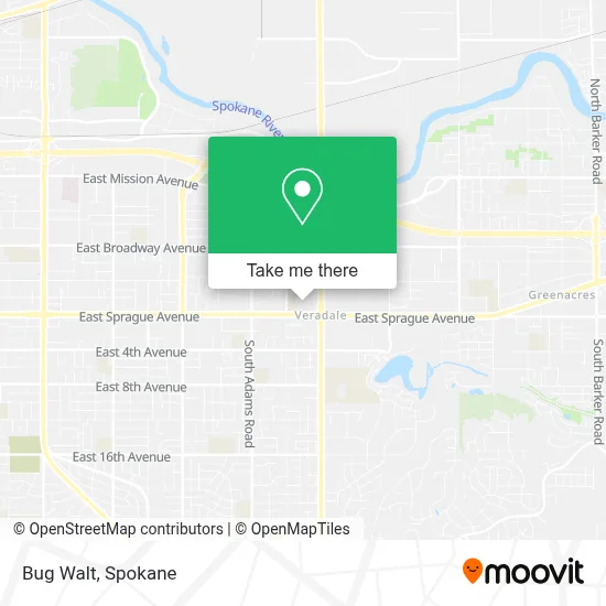 Bug Walt map